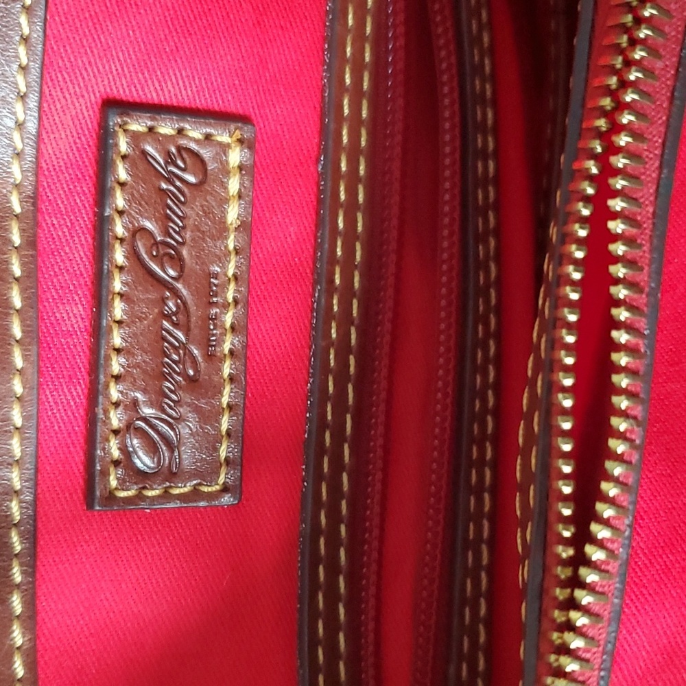 Dooney and Bourke Florentine Leather Perry Satchel - Picture 12 of 12